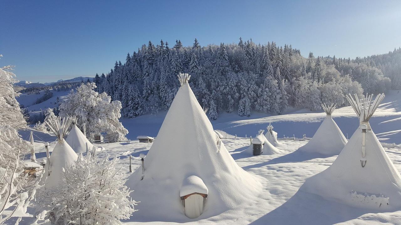 Village Tipi La Féclaz Extérieur photo