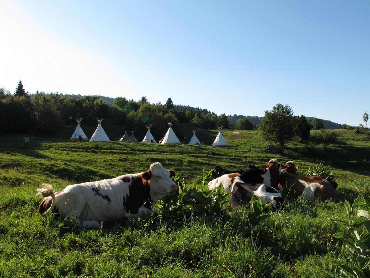 Village Tipi La Féclaz Extérieur photo
